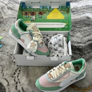 Puma Future Rider Animal Crossing New Horizons Jr 383076 01 GS 7C Youth Shoes